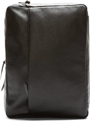 Maison Martin Margiela 7812 MM6 Maison Martin Margiela Black Leather Convertible Backpack