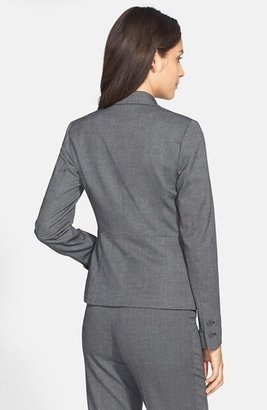 Halogen Pleat Peplum Suit Jacket (Regular & Petite)