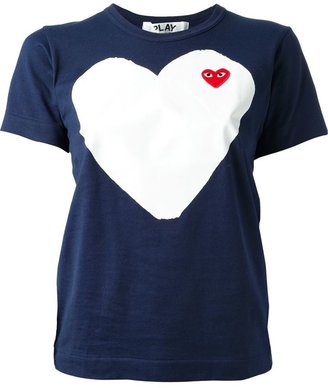 Comme des Garcons Play printed heart t-shirt