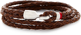 Miansai Trice Braided Leather Bracelet
