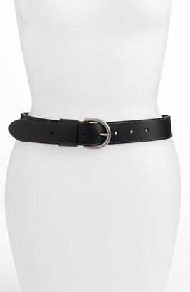 Fossil Circle Leather Belt