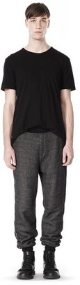 Alexander Wang Cotton Twill Knit French Terry Sweatpants