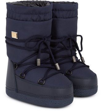 Dolce & Gabbana Navy Snow Boots