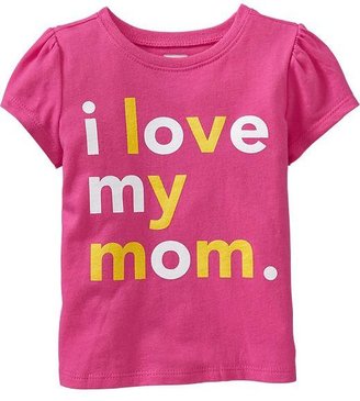 Old Navy "I Love My Mom" Tees for Baby