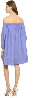 Cynthia Rowley Cotton Voile Peasant Dress