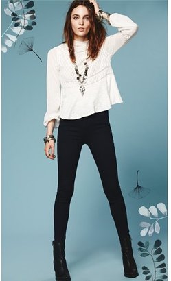 Free People High Rise Skinny Jeans (Union)