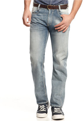 GUESS Huntington Regular Straight Fit Contradiction Wash Jeans