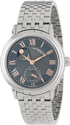 Raymond Weil Men's 2839-ST5-00609 Maestro Stainless Steel Case and Bracelet Automatic Grey Dial Watch