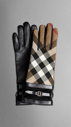 Burberry Bridle House Check Gloves