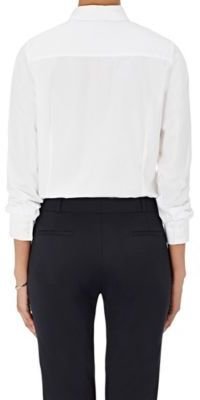 Barneys New York Women's Cotton Button-Front Shirt-WHITE
