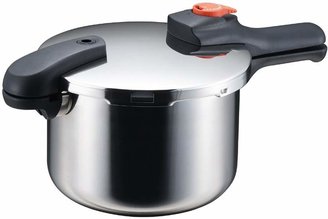 Pearl saving Cook stainless steel pressure switchable one hand pressure cooker 4.5L H-5436 (Japan import / The package and the manual are written in Japanese)