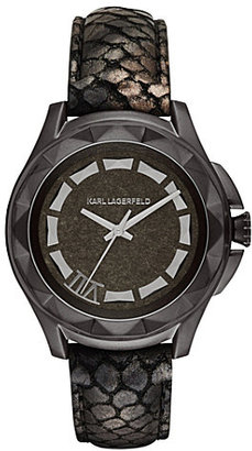 Karl Lagerfeld Watches KL1039 Karl 7 snake-effect watch
