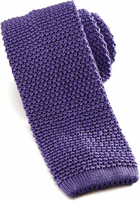 Charvet Knit Silk Tie, Lilac
