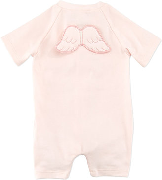 Marie Chantal Angel Wing 3/4-Sleeve Sleepshirt, Pink, 0-18 Months