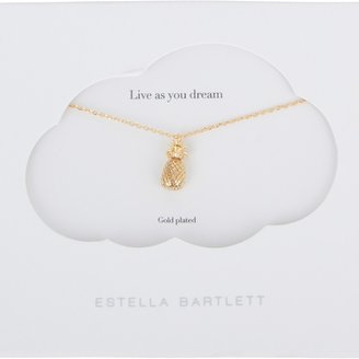 Little Ella By Estella Bartlett Gold Plated Pineapple Necklace