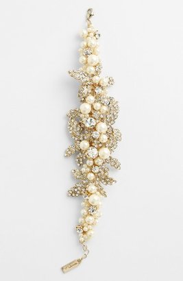 Nina 'Hallie' Faux Pearl & Crystal Bracelet