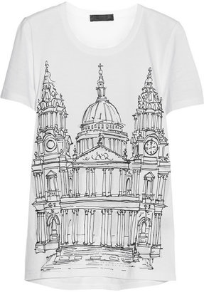 Burberry London printed cotton-jersey T-shirt