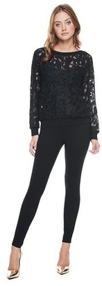 Juicy Couture Corded Lace Sweat Top