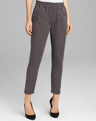7 For All Mankind Pants - Drapey Twill Soft in Grey Enzyme