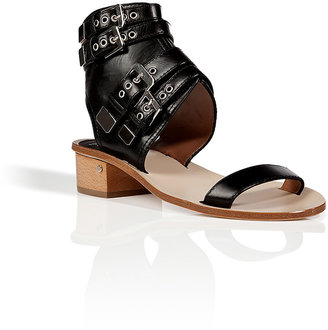 Laurence Dacade Leather Sandals in Black