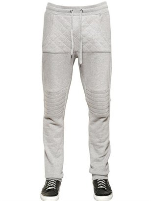 Philipp Plein Quilted Cotton Jersey Jogging Trousers