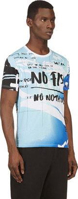 Kenzo Blue No Fish No Nothing Blue Marine Foundation Edition T-Shirt