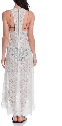 Alice + Olivia Violet Lace Cover Up