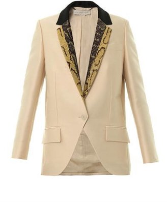 Stella McCartney Rhae contrast-lapel jacket