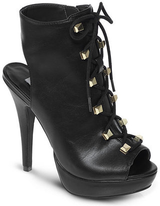 JCPenney Olsenboye Extra Lace-Up High Heel Booties