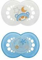 Mam USA BPA Free 6+ Months Silicone Day/night Pacifiers - Girl, Colors May Vary