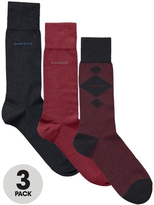 HUGO BOSS Mens Gift Socks (3 Pack)
