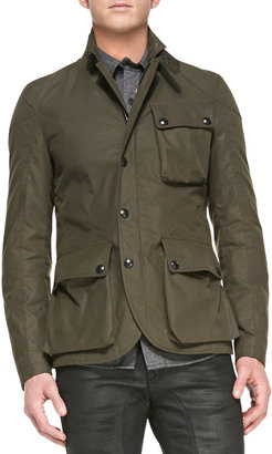 Belstaff Boxworth 3-Pocket Jacket, Military Green