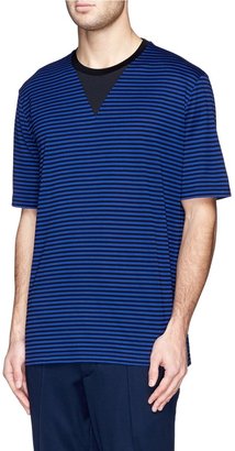Lanvin Triangle insert Bengal stripe T-shirt