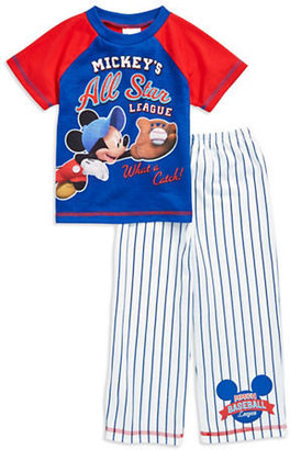 Komar Kids Two-Piece Baseball Pajamas