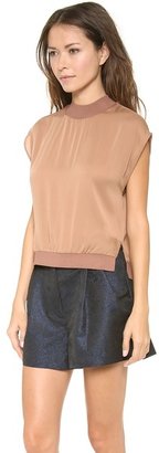 3.1 Phillip Lim Shell Top with Ribbed Edges