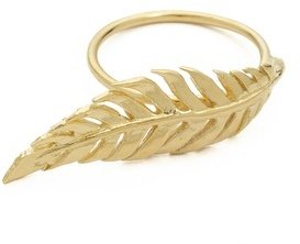 Jacquie Aiche JA Large Feather Ring