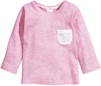 H&M Long-sleeved Top - Light pink - Kids