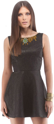 Twelfth St. By Cynthia Vincent | Beaded Neck Party Dress - Black
