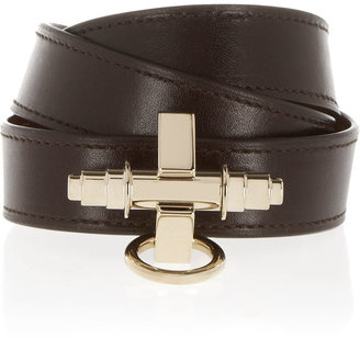 Givenchy Obsedia bracelet in brown leather