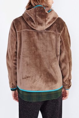 Urban Outfitters Koto Polar Fleece Zip Hooded Sweatshirt