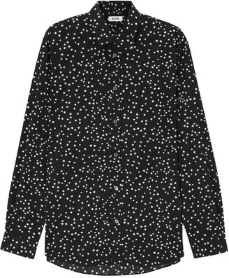 Moschino Black star print cotton shirt