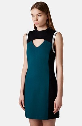 Topshop Colorblock Body-Con Dress