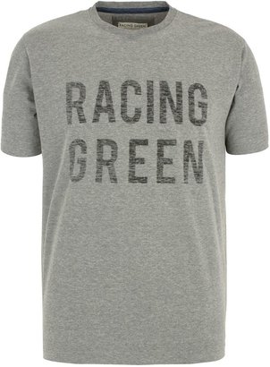 House of Fraser Men's Racing Green Darton logo t-shirt