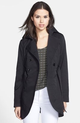 GUESS Cutaway Front Trench Coat