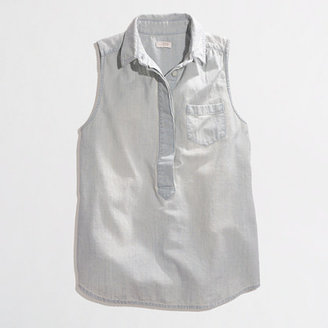 J.Crew Factory Factory chambray pocket popover