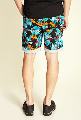 Forever 21 Tropical Print Shorts