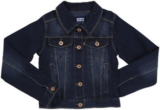 Levi's Trucker Jacket (Toddler/Kid) - Dark Sky-Medium