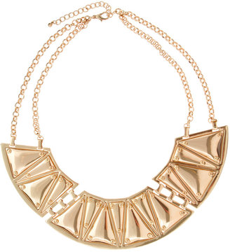 ASOS Statement Necklace with Articulated Plates and Screw Detail