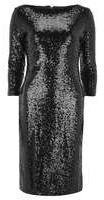 Dorothy Perkins Womens *Alice & You Tall Black Sequin Bodycon Dress- Black