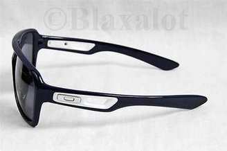 Oakley NEW DISPATCH II SUNGLASSES Navy/White frame w/Silver O Icons / Grey lens